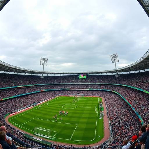 Panoramic view of Croke Park stadium during a packed All-Ireland Final